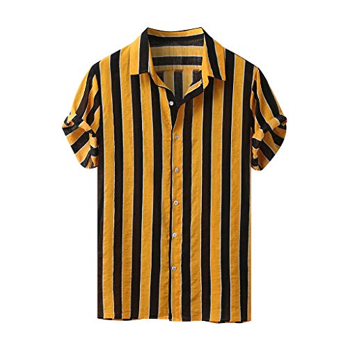 Chemise hawaïenne jaune Aloha exprimez votre joie de vivre sous le soleil d'été