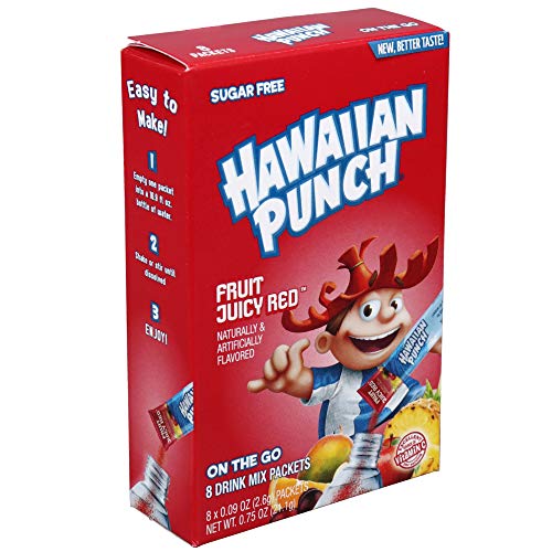 Hawaiian Punch Fruit Juicy Red on the Go New Better Taste 8 Drink Mixes - 4 Pack - Image 3