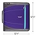 Five Star Zipper Binder, 2 Inch 3 Ring Binder, Removable File Folders, Durable, Teal (73287)