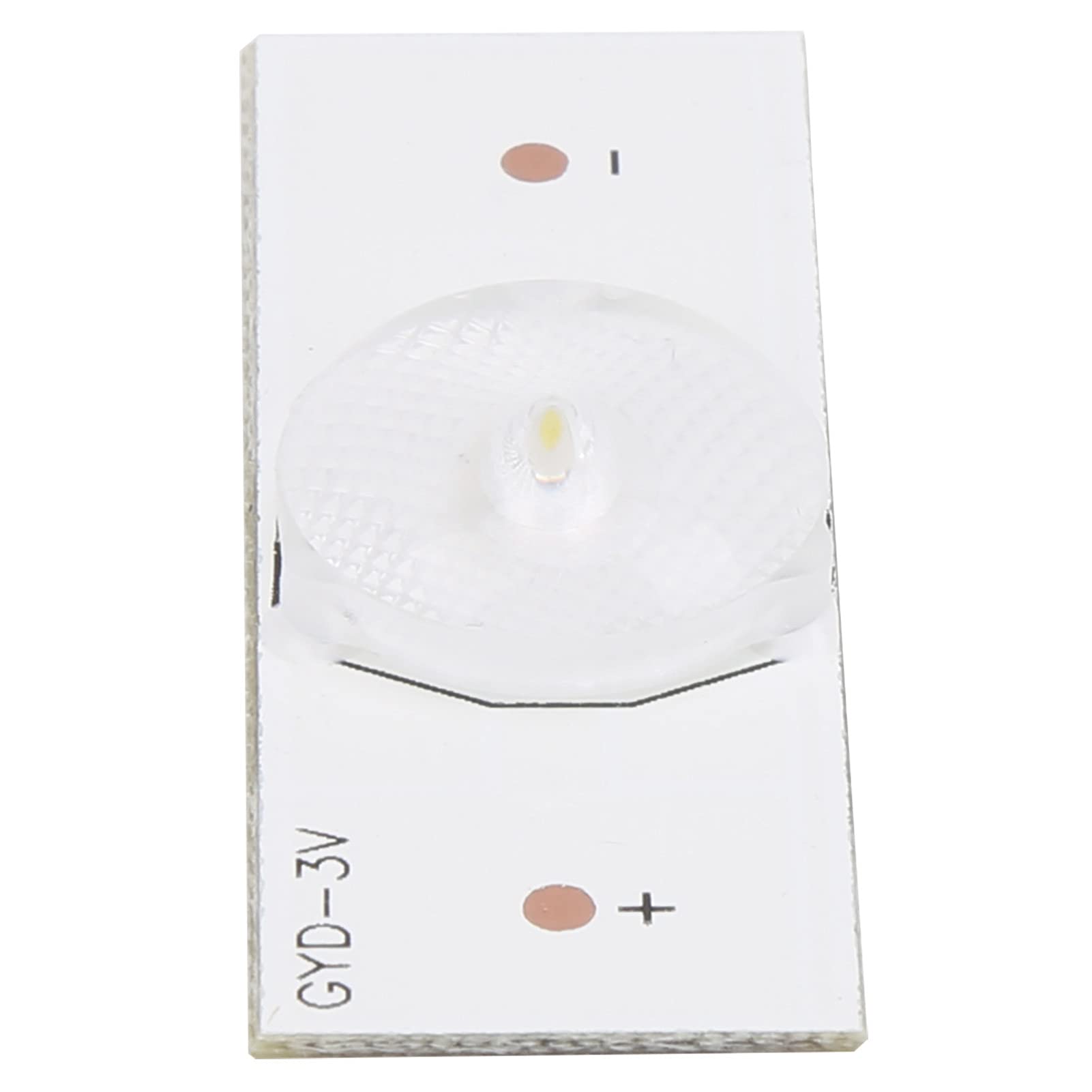 Kadimendium 50 Uds 3V SMD LED Lente Fibra de Vidrio Tablero Lente Lámpara Cuentas 3V SMD Lámpara Cuenta Luz para Reparación de TV LED de 32-65 Pulgadas