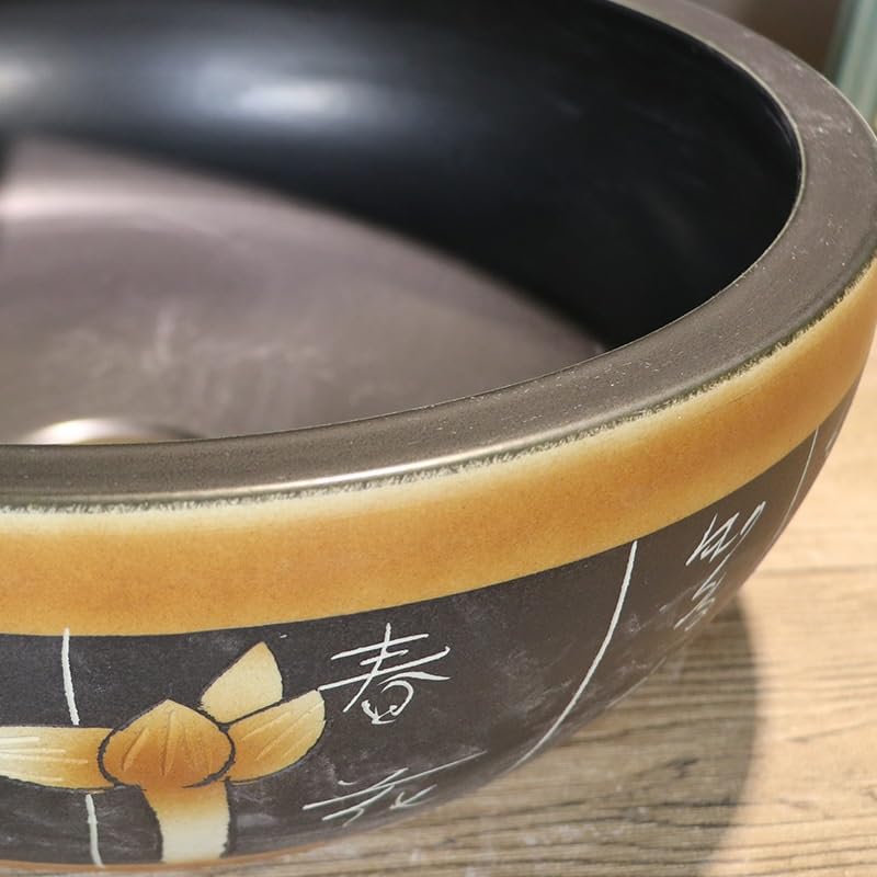 Umywalka Łazienkowa Nablatowa Umywalka Łazienkowa Nablatowa Ceramiczna Umywalka Nablatowa Okrągła Umywalka Artystyczna Antyczna Umywalka Łazienkowa Umywalka Nablatowa