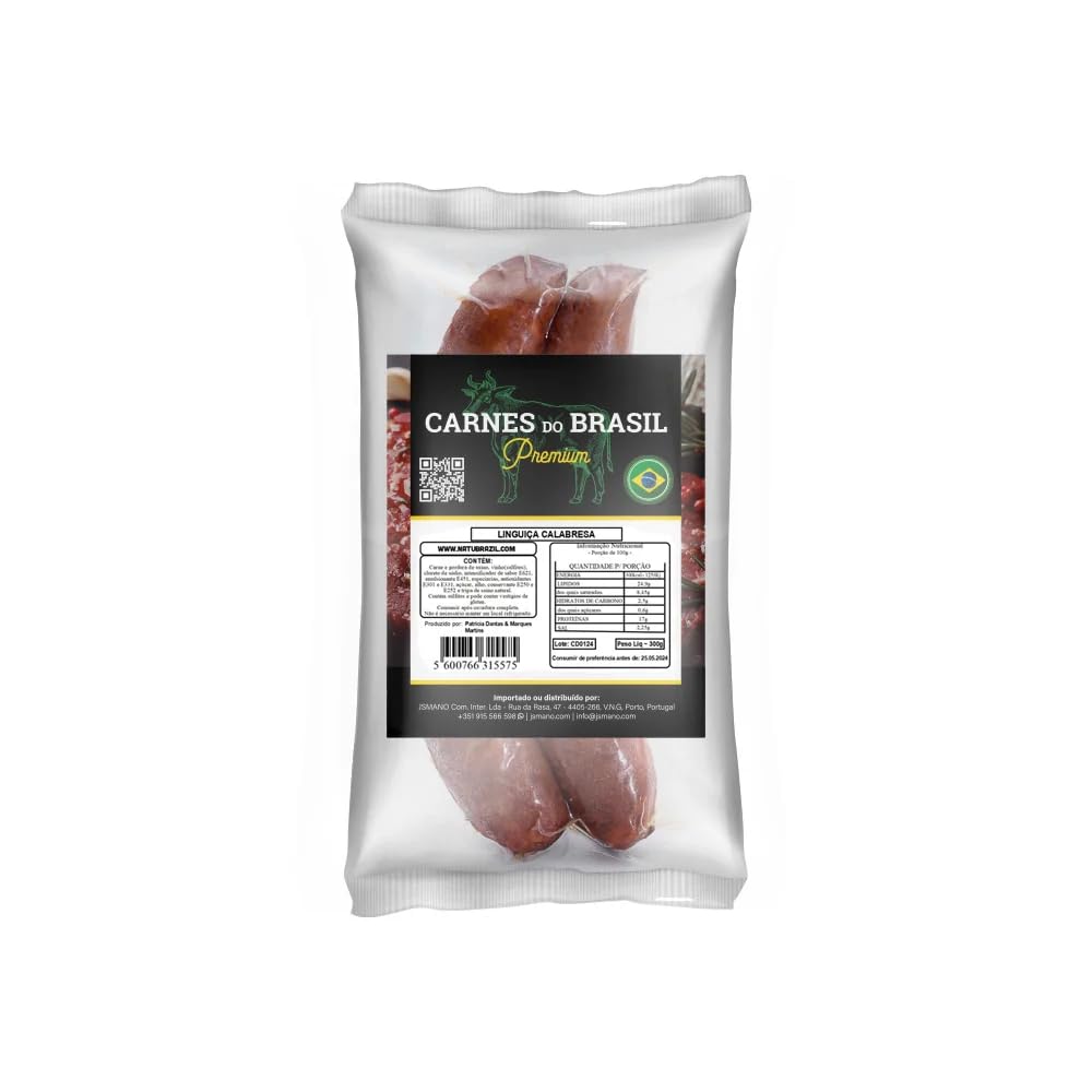 Carnes do Brasil - Linguiça Calabresa - Aprox. 300g