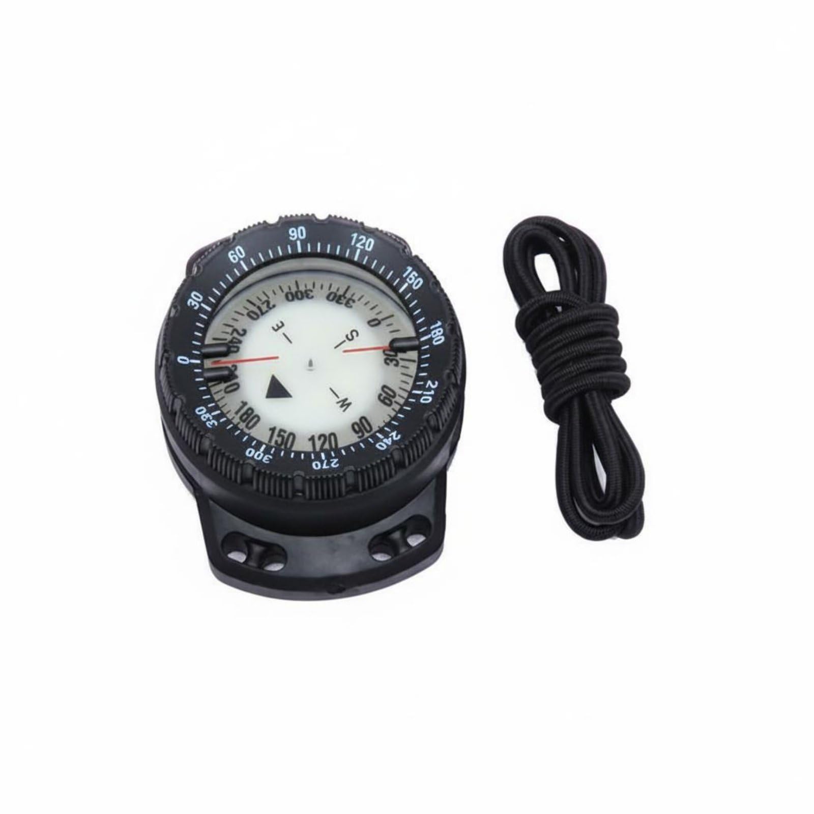 harayaa Diving Bcd Jacket Bungee Cord Compass Instant Reading Navigation Suitable for Deep Water Diving Travel, Black