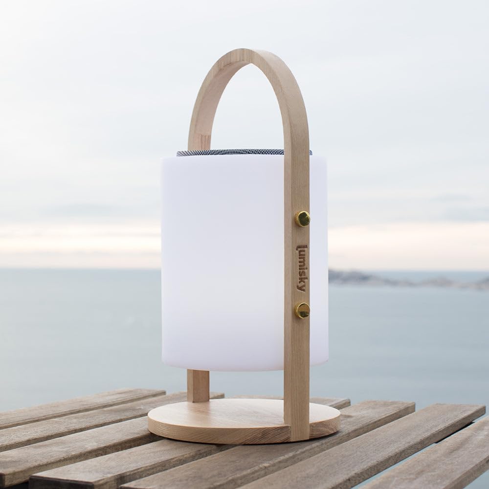 Lampada altoparlante bluetooth senza fili H37CM WOODY PLAY