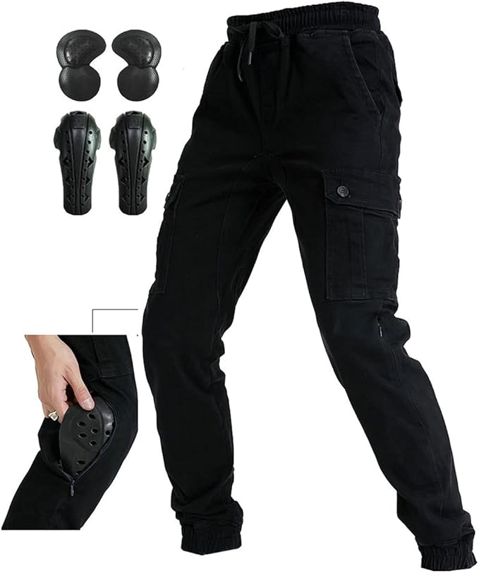 YXYECEIPENO Motorcycle Riding Pants OffRoad Racing Pants 3D ThreeDimensional Tailoring, Tear
