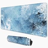 【BASE EN CAOUTCHOUC ANTIDÉRAPANT】Notre grand tapis de souris est doté d'une base en caoutchouc antidérapant qui se fixe solidement au bureau. il empêche le tapis de bouger pendant l'utilisation et offre une surface stable pour les mouvements de la souris