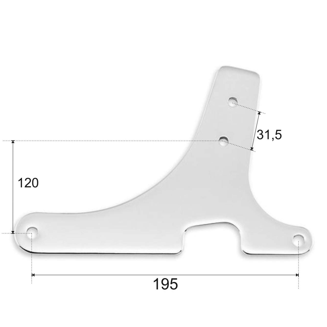 Schienale Sissybar Pannelli laterali per Harley-Davidson XL Sportster modelli Nero