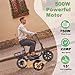NAVIC Electric Scooter Adults,27Mile Range,Electric Scooter for Adults,Top Speed 22Mph,500W Motor,14'' Pneumatic Tires