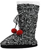 Muk Luks Women's Tall Fleece-Lined Slipper Boot