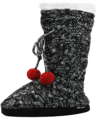 MUK LUKS Women's Tall Fleece-Lined Slipper Boot