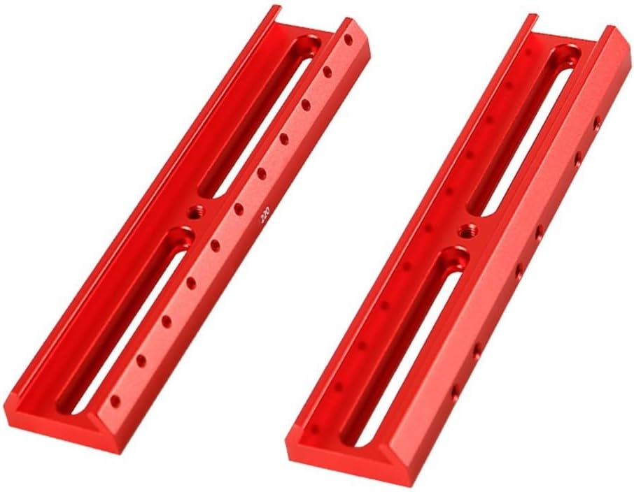 Telescope Finderscope Mounting Base - Dovetail Plate With 60 Degree Guide Slot For Astronomy Accessories - Lightweight Aluminum Construction - Red Anodized Finish(220mm)