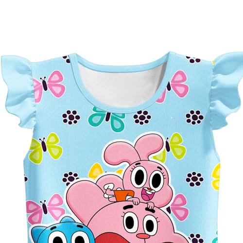 Marcobey Kids Cartoon Shorts Set Boys Girls Amazing Casual Outfits for 3-12 Years2