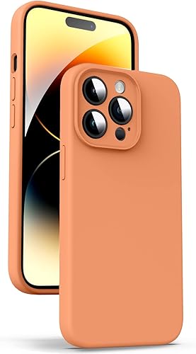 Miniatura 9 de Supdeal Funda de silicona líquida para iPhone 14 Pro Max  Protección completa de la cámara Forro de microfibra suave antiarañazos 4 capas cubierta