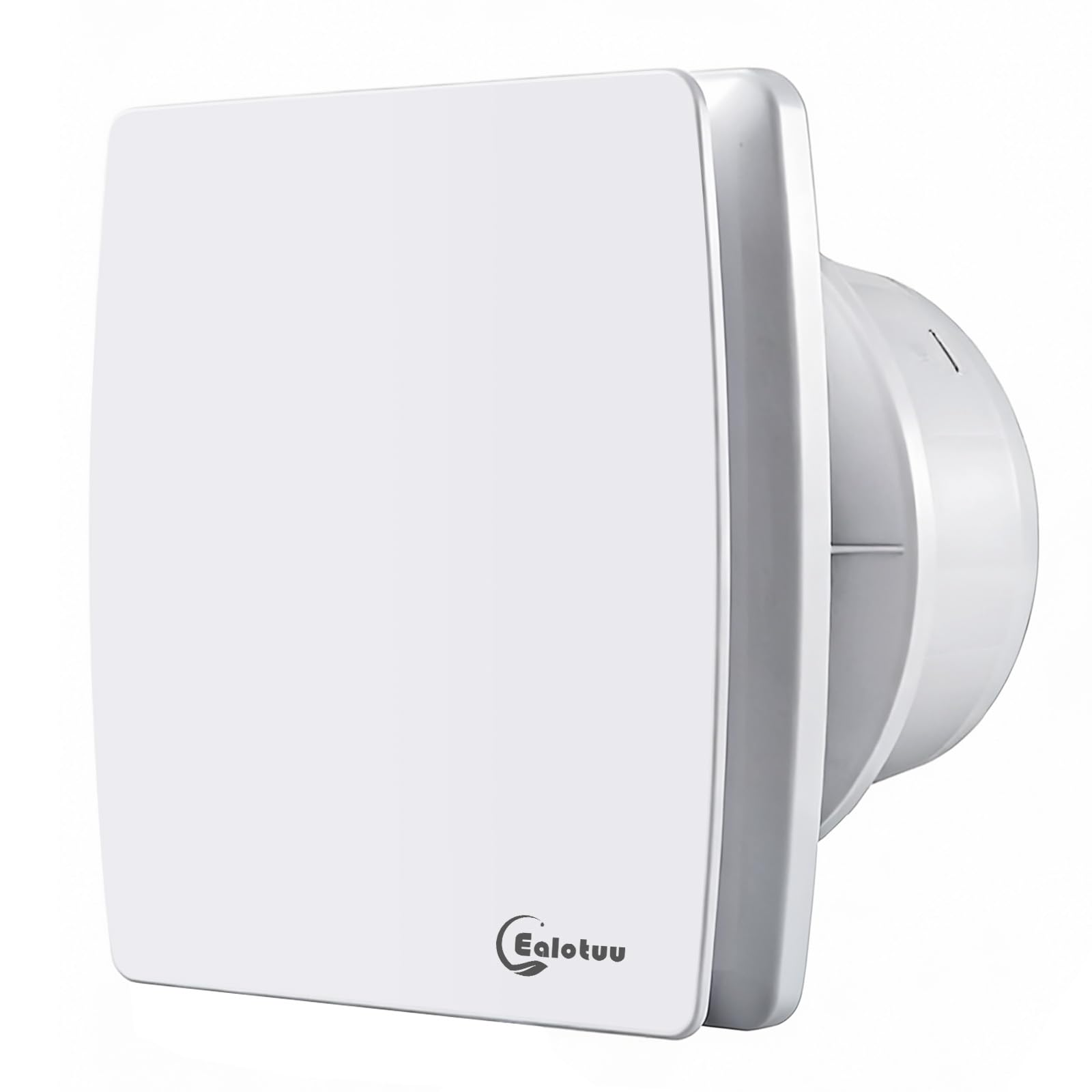 100mm Bathroom Extractor Fan, Wall Window or Ceiling Mounted Ventilation Bathroom Vent Fan for Bedroom, Garage, Attic, 34dB Low Noise, IPX4, 12W, 4 inches Duct, No Timer