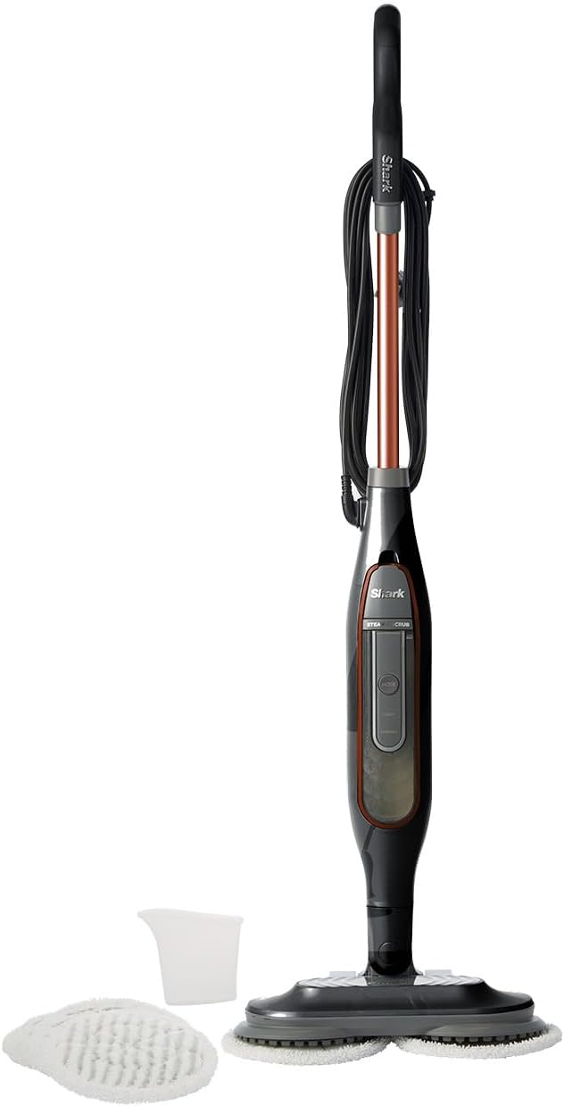 Shark Steam Mop, Automatic Steam and Scrub Steam Mop with 2 Rotating
