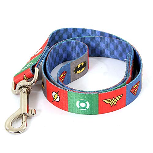 Guia Para Cachorro Liga Da Justiça - Sula Pet - Verde/Vermelho/Azul 70220-Eg