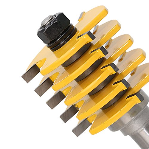 Broca de ruteadora ajustable Yakamoz diámetro de 1-7/8 pulgadas para carpintería 6
