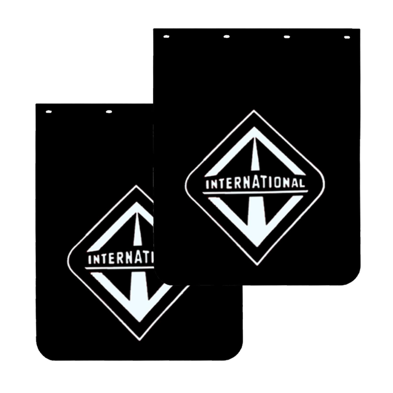 Black Rubber Mud Flaps Mudguards 24"x30" for Trailer Truck Semi-Truck ，Heavy Duty Anti-Splash Mudguard 2pcs