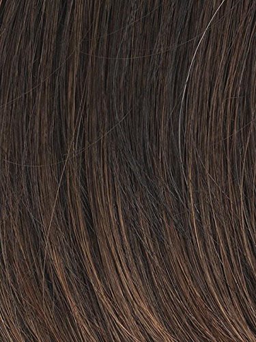 Eva Gabor Beauty Spot Short Side-Swept Comfort Cap Wig, Dark Chocolate by Hairuwear