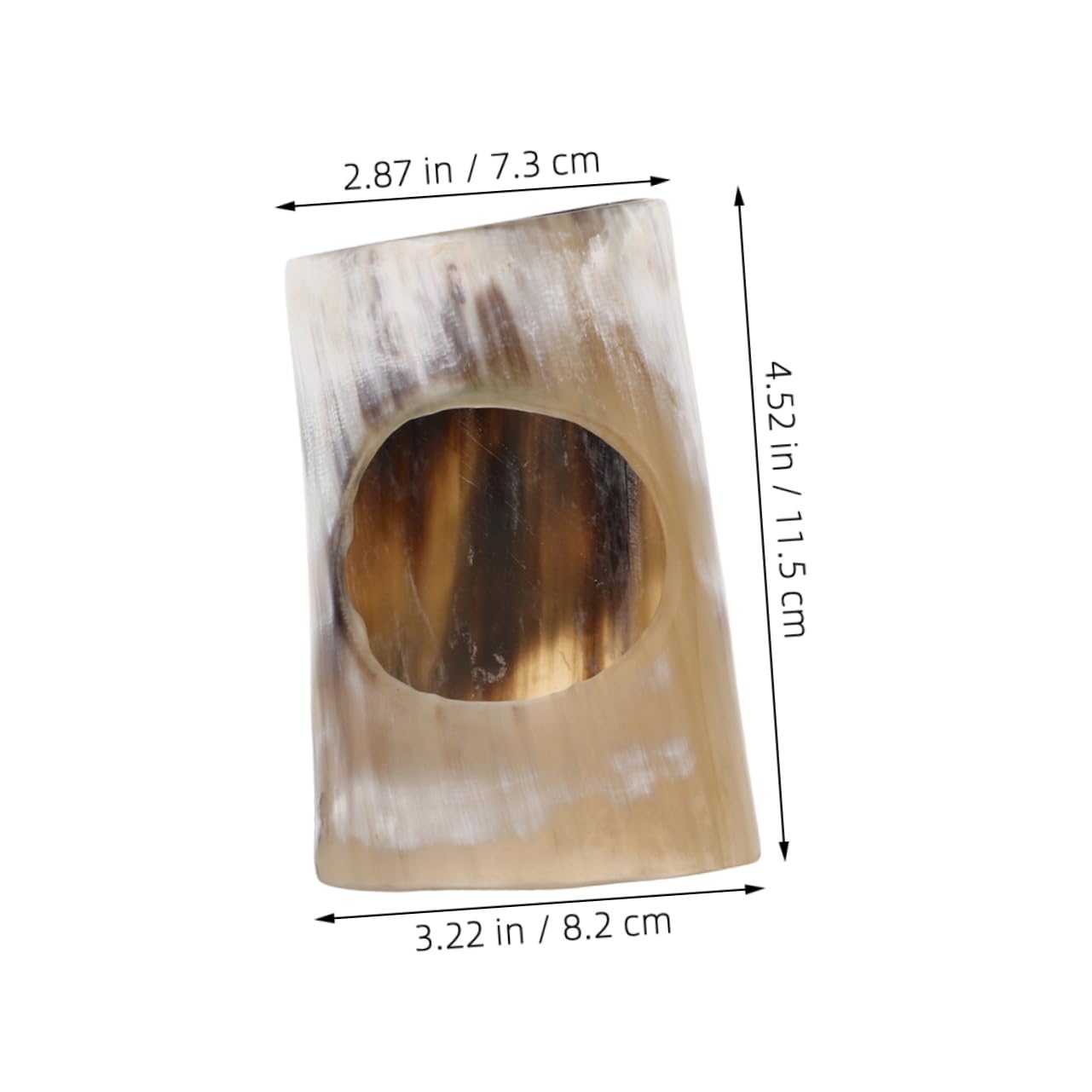 ERINGOGO Horn Display Base Drinking Horn Storage Holder Viking Men Decorative Stand