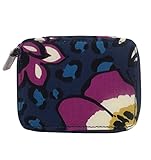 Vera Bradley Travel Pill Case in African Violet Solid Purple Lining