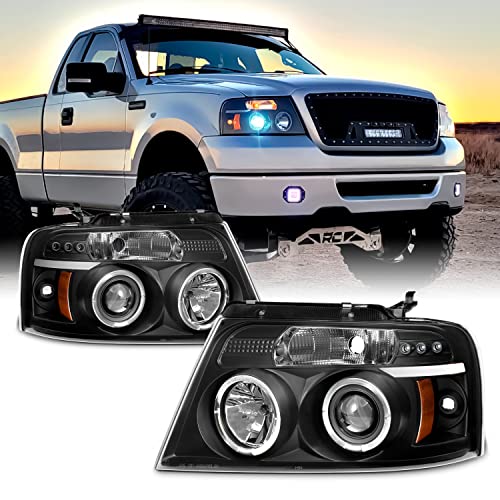 Image of AKKON - For 2004-2008 Ford F150 F-150 Pickup Dual Projector Headlights