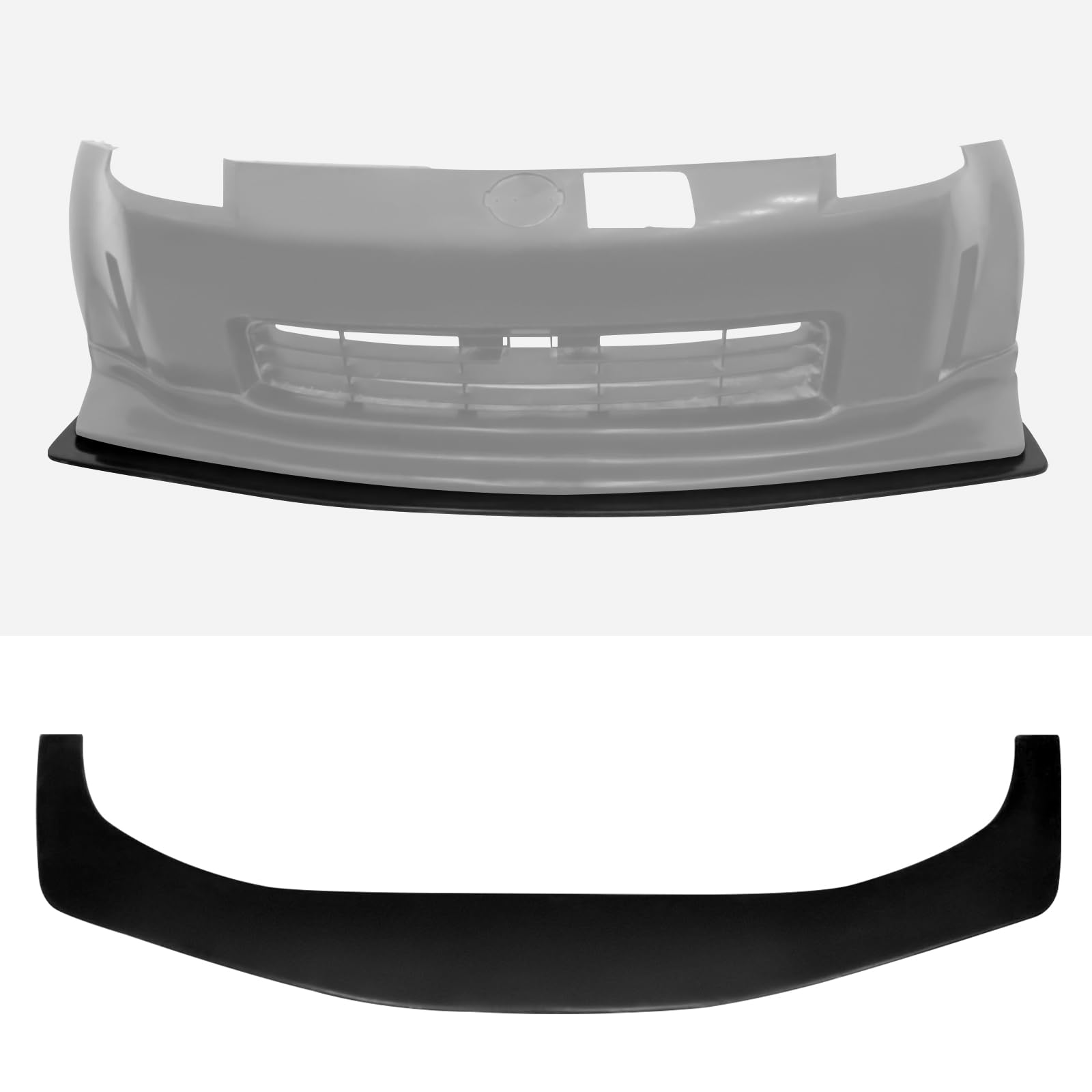 Amazon.com: IKON MOTORSPORTS Front Bumper Lip + Matching Splitter