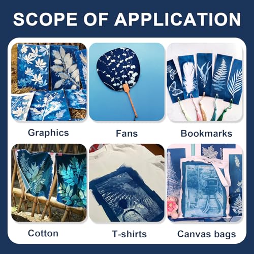 Cyanotype, Kit Cyanotype Convient pour la Création DIY, 50ml*2 – vue 6