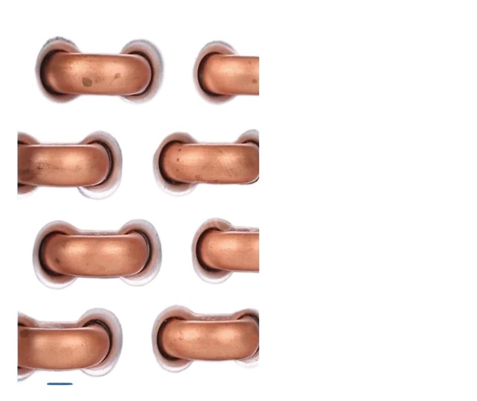 Évaporateur Congélateur Réfrigérateur Congélateur Vitrine Réfrigérée Congélateur Tube De Cuivre Aileron Refroidi Par Air Condenseur 2 * 4 * 260MM