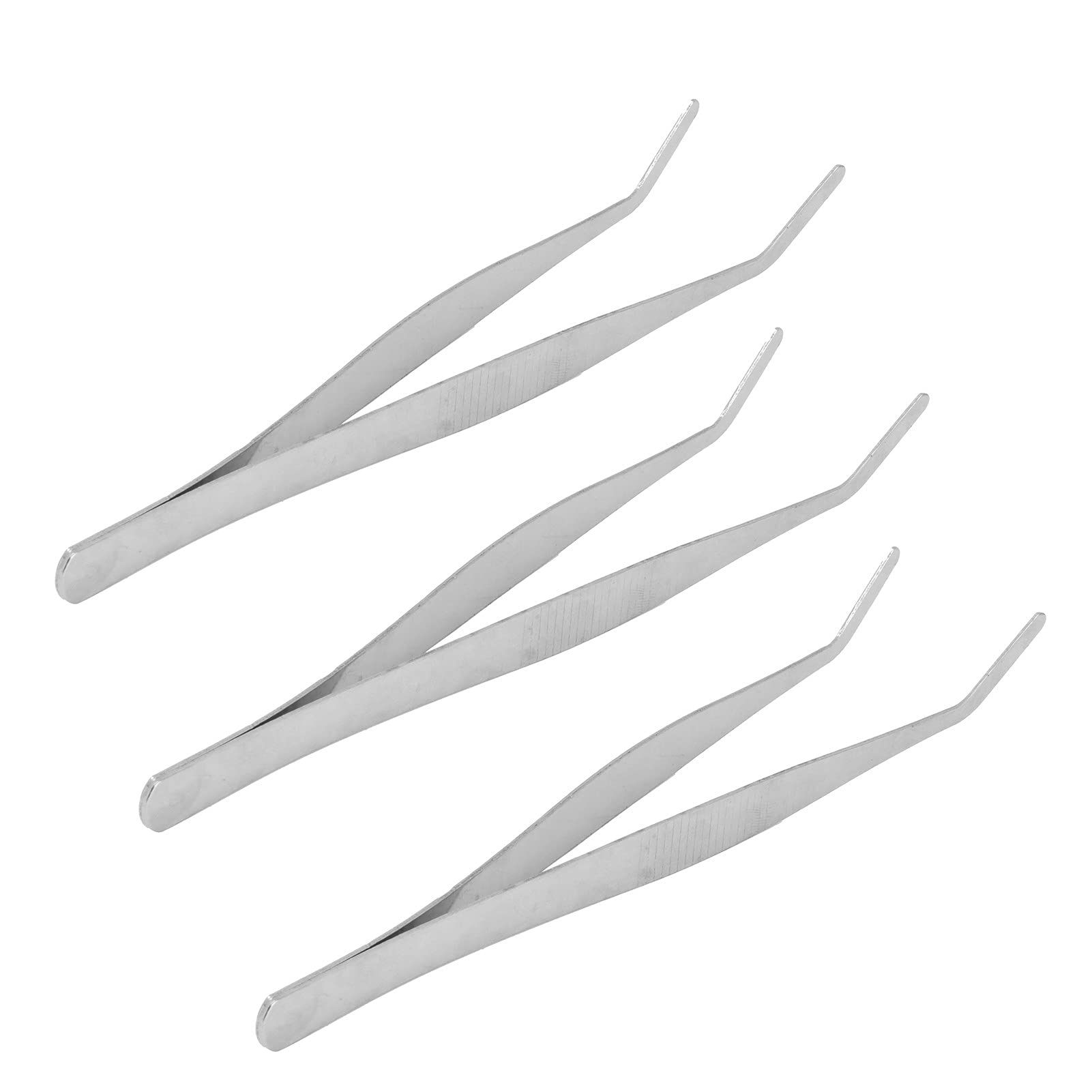 10PCS Stainless Steel Tweezer Curved Nippers Tools DIY Gardening Tools