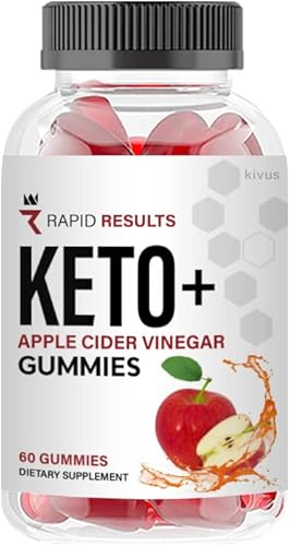 kivus Rapid Results Keto Gummies - Gomitas de vinagre de sidra de manzana keto de resultados rápidos (individual, 60 gomitas)