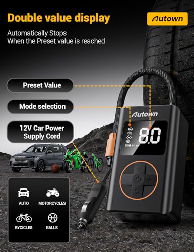 Flat Tire Repair Kit with Air Compressor 54 Pieces for Car, Motorcycle, ATV, Jeep, Truck, Tractor Flat Tire Repair (54PCS) - Image 4