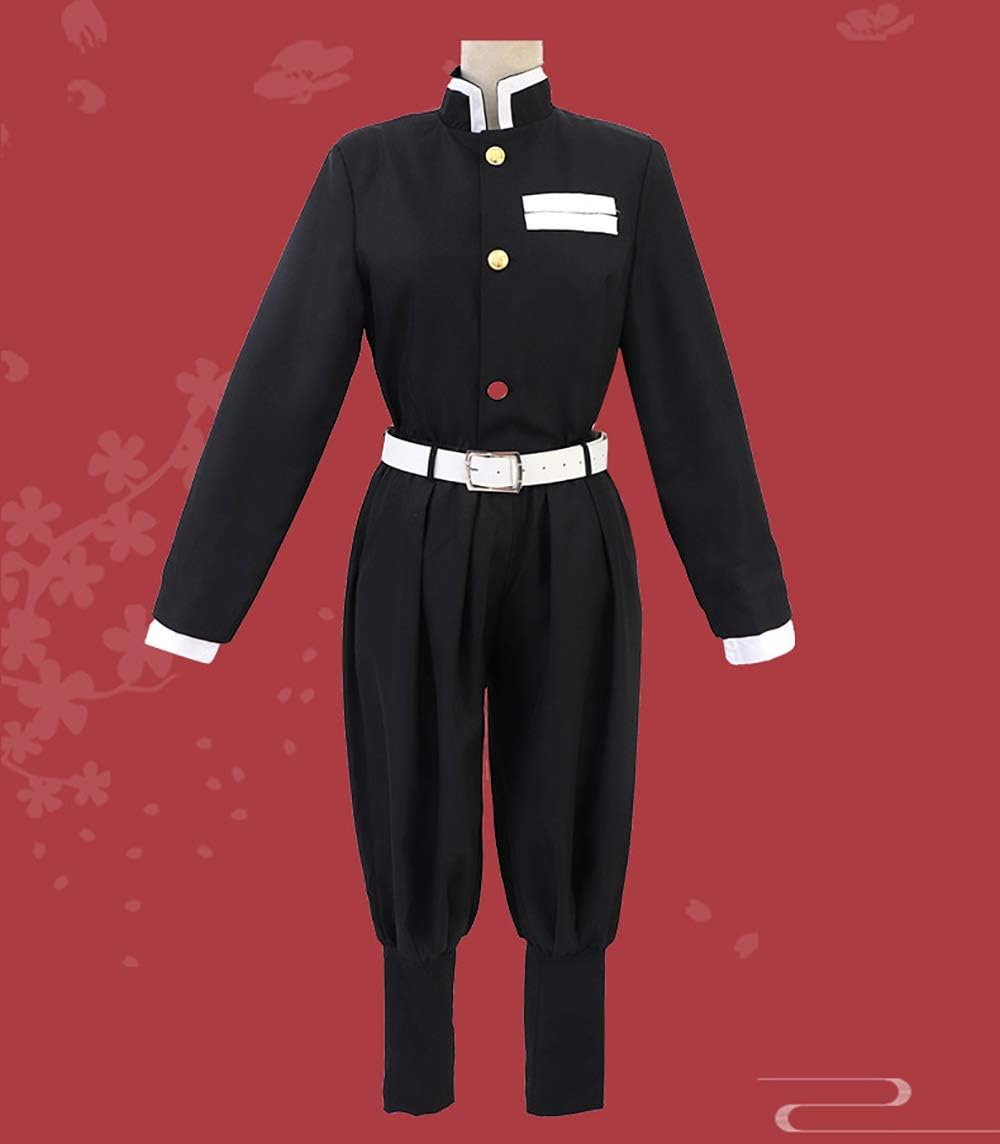 [Awdmosou] ウィッグ付鬼滅の刃 鬼殺隊隊服 コスプレ衣装 小道具付き cosplay イベンド 変装 仮装 プレゼント 祭り仮装 コスチューム アニメ