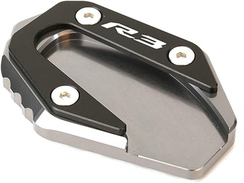 Miniatura 10 de CNC aluminio Motorcycle Side Stand Enlarge Plate Kickstand Extension for Yamaha R3 YZF R3 YZF-R3 MT03 MT-03 2014-2023 (Color : Red-MT03)