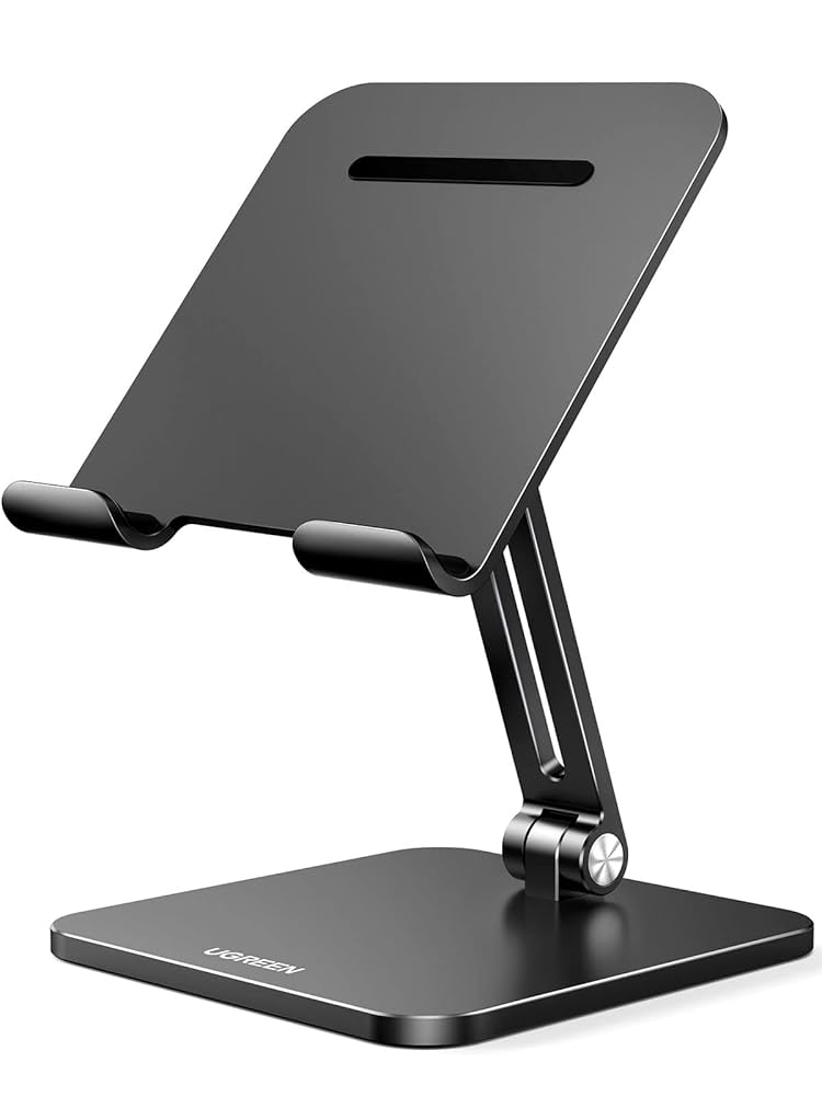 UGREEN Tablet Stand Adjustable Tablet Holder Aluminum Foldable Stand Compatible With IPad Pro