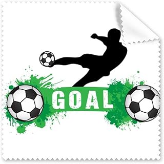 Penalty Kick Soccer Football Sports Text Cleaning Cloth Phone Screen Glasses Cleaner 5pcs