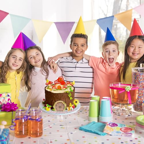 Decoración de pasteles de animales del bosque para fiestas de cumpleaños 6