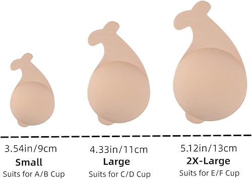 Miniatura 2 de ICEGIA Cubierta para pezones  Pasties de silicona adhesivas adhesivas  Cubiertas reutilizables para pezones pastosos para mujeres
