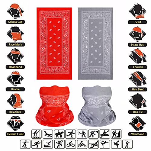 Image of Neck Gaiter Masks Tube Scarf,Seamless Bandanas Buffs Gators,Ourdoor Face Mask Face Covering Multi Headwear