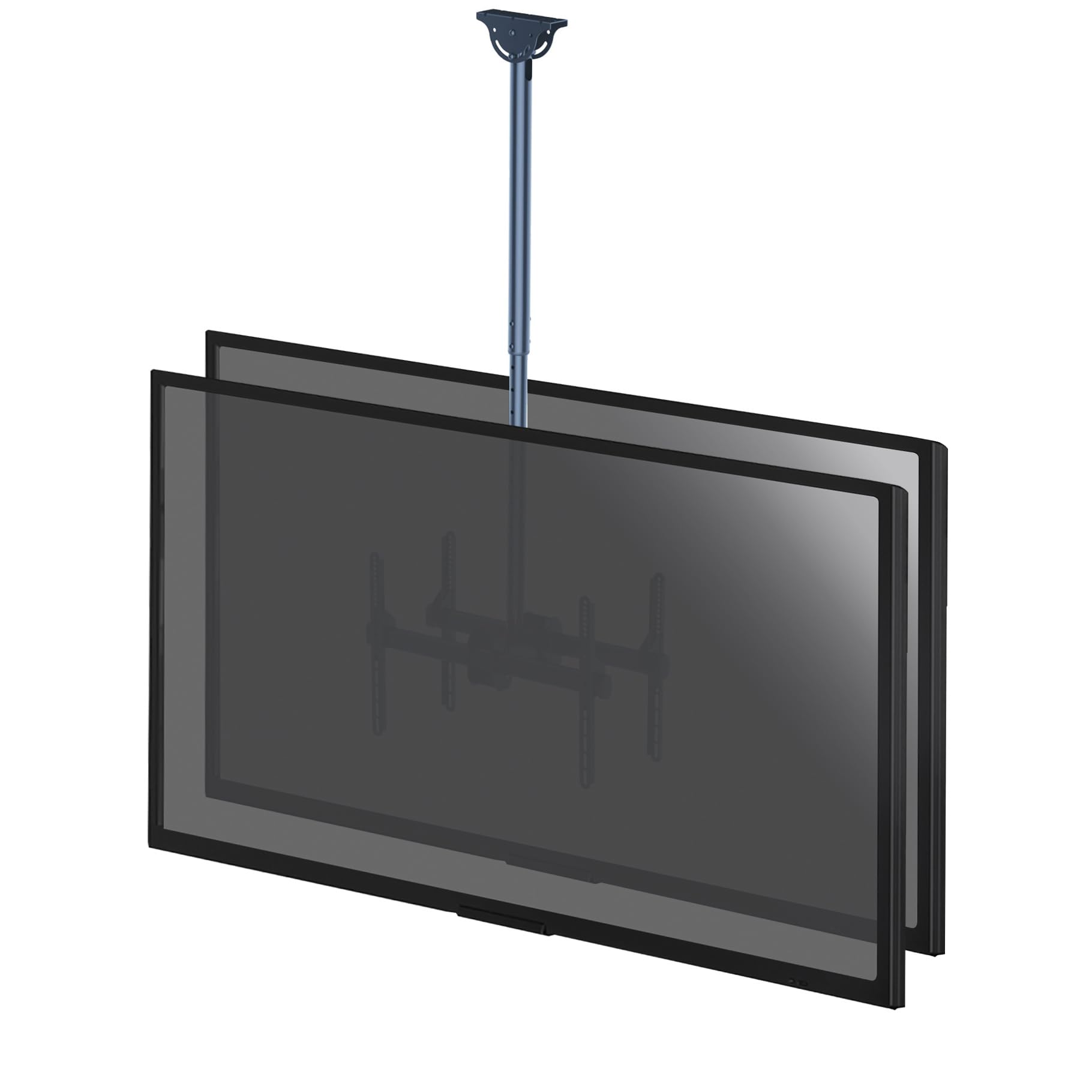 KIMEX 014-4053 Supporto a soffitto telescopico per 2 schermi TV 37-70"
