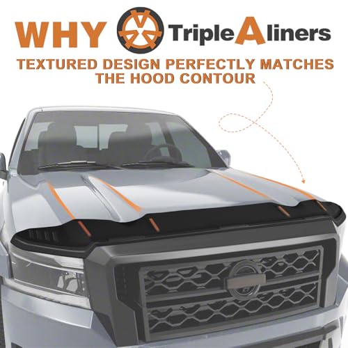 Image of TripleAliners Hood Bug Deflector Protector for 2022-2026 Nissan Frontier