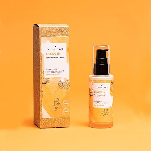 GLOW IN Crema Anti-Acne 100% Natural y 74% Ecológica I Crema para el Acne con Salicilico y Niacinamida I Tratamiento de Acne que quita Espinillas y Puntos Negros I Trata marcas acne
