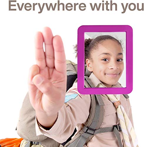 Boxgear Magnetic Locker Mirror - 5" X 7"- For School Locker, Bathroom, Household Refrigerator, Locker Accessory, Workshop Toolbox Or Office Cabinet #TOP5