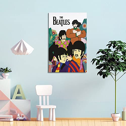 Poster décoratif sur toile The Beatles Dessin animé – Impression d’art moderne pour chambre à coucher – 30 x 45 cm - Les Beatles, Paul McCartney, John Lennon, RIngo Starr, George Harrison Poster décoratif sur toile The Beatles Dessin animé - Impression d'art moderne pour chambre à coucher - 30 x 45 cm – Image 5
