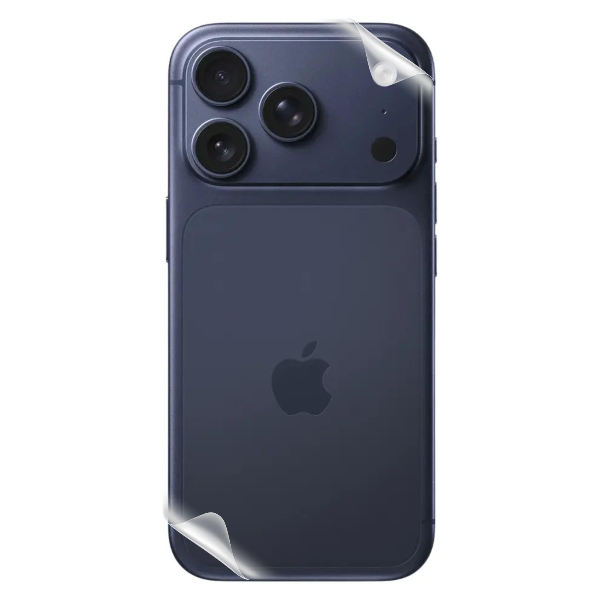 Casodon Back Hydrogel Film for iPhone 17 Pro, Anti-Scratch Soft TPU Protective Skin, Ultra-Thin iPhone 17 Pro Back Screen Guard, Self-Healing Film Cover - Transparent-image-0