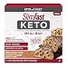 SlimFast Keto Meal Replacement Bar, Chocolate Chip Cookie Dough, 5 Count