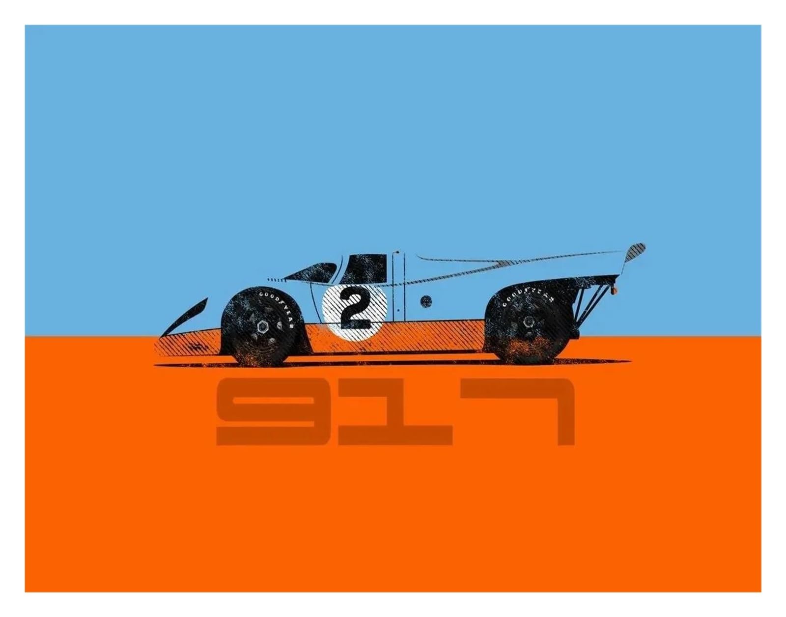Pintura en lienzo de deportes de motor estéticos y póster de coche deportivo de 30x40cm