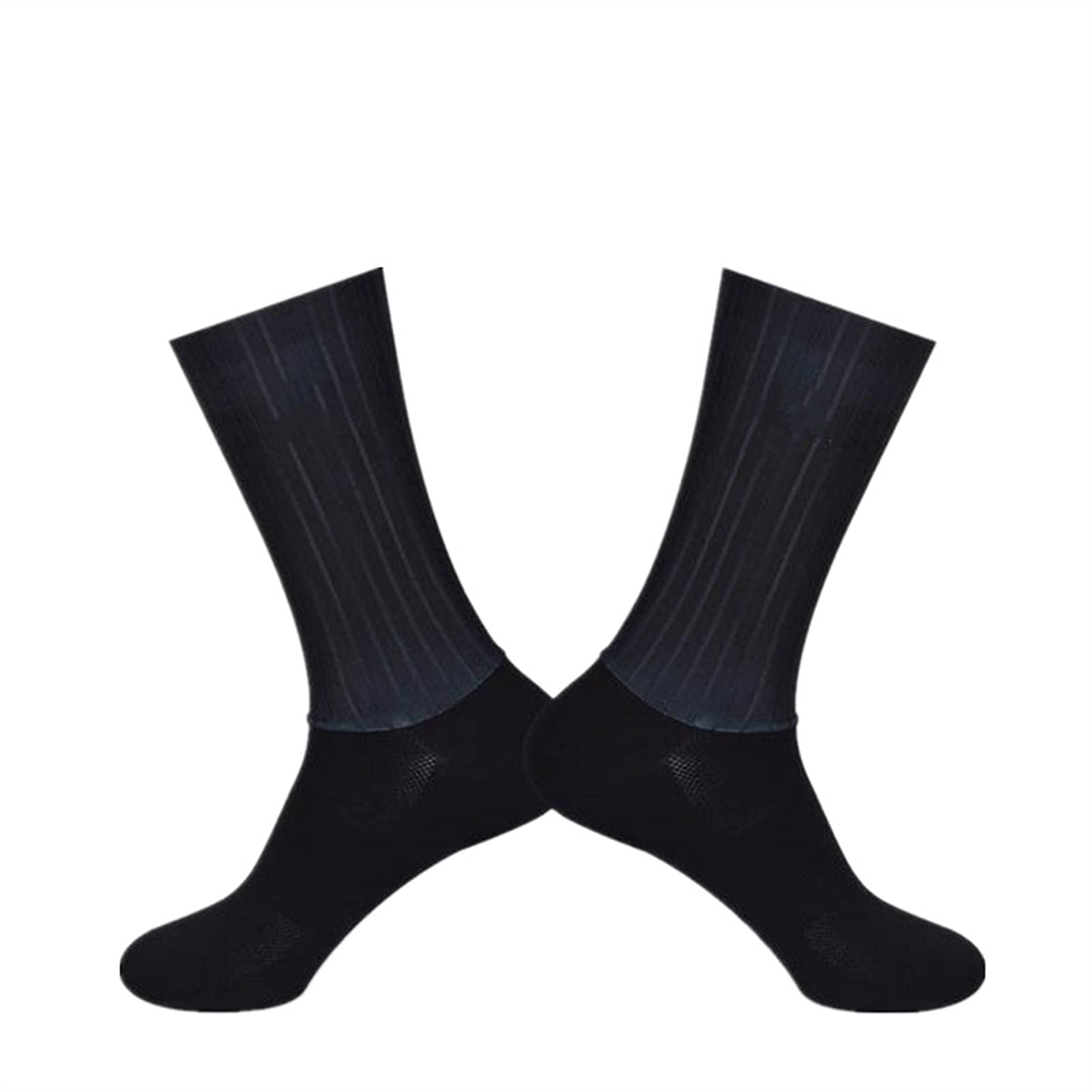Calcetines de Ciclismo Transpirables Hombres Anti Deslizamiento sin Fisuras Aero Bike Wearproom Traying Calcetines