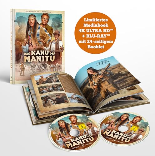 Bild: Das Kanu des Manitu - Lim. Mediabook (4K Ultra HD + BD) [Blu-ray] fr 33,99 EUR (-7%) statt 16,95 EUR bei amazon.de