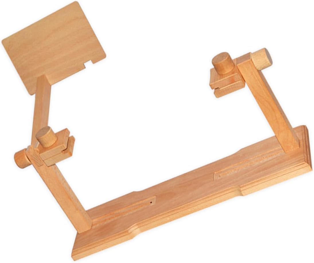 Adjustable Wood Embroidery Stand for Home and Travel Needlework